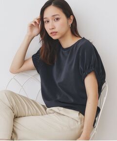 index / インデックス カットソー | ドルマンショートトップス【洗濯機洗い可】