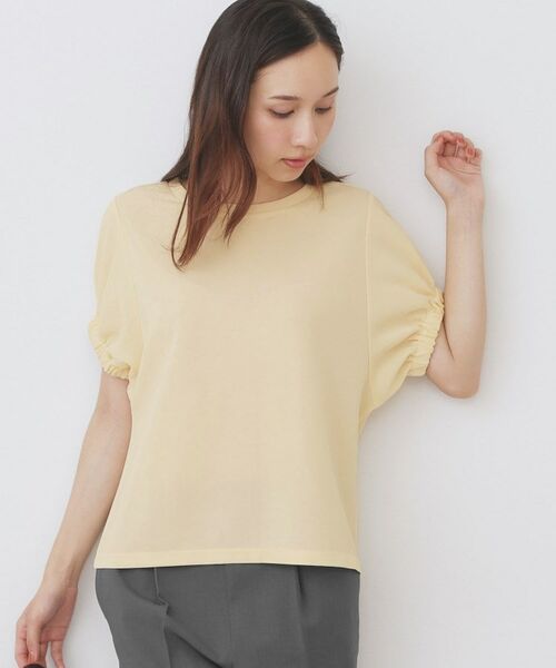 index/インデックス ドルマンショートトップス【洗濯機洗い可】 ライトイエロー(030) 00
