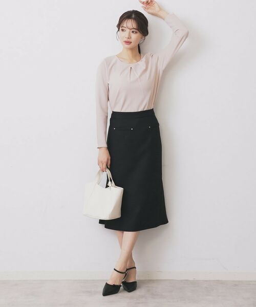 index / インデックス カットソー | フロントタックトップス【洗濯機洗い可/UVケア】 | 詳細10