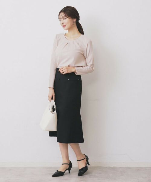 index / インデックス カットソー | フロントタックトップス【洗濯機洗い可/UVケア】 | 詳細11