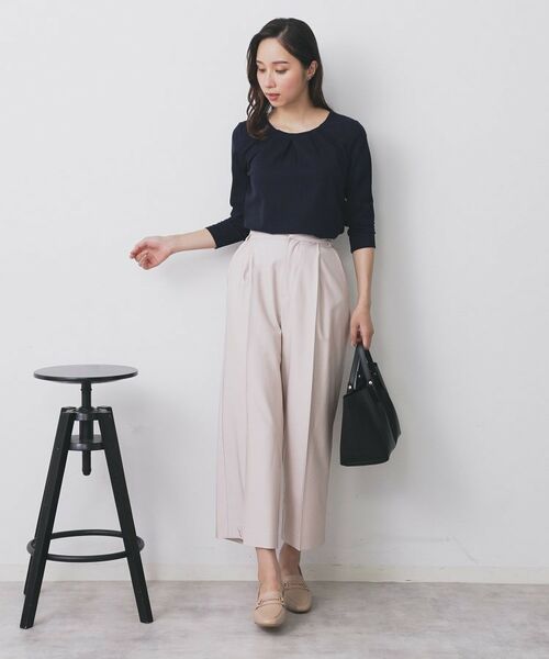 index / インデックス カットソー | フロントタックトップス【洗濯機洗い可/UVケア】 | 詳細6