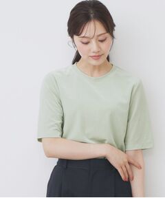 index / インデックス カットソー | 《andGIRL掲載》ベロアボクシーTシャツ【洗濯機洗い可】