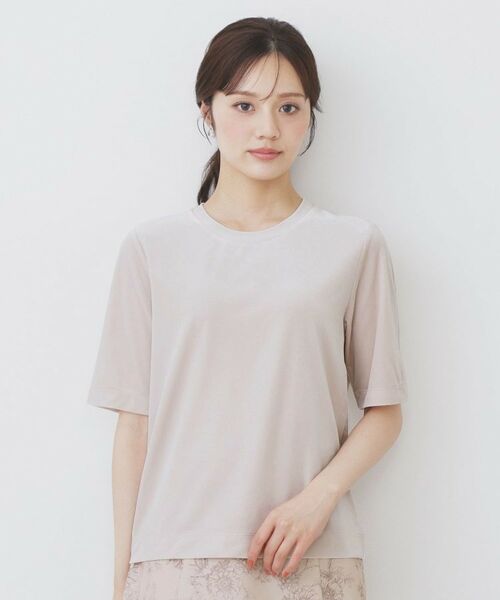 index / インデックス カットソー | 《andGIRL掲載》ベロアボクシーTシャツ【洗濯機洗い可】 | 詳細17