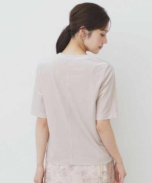 index / インデックス カットソー | 《andGIRL掲載》ベロアボクシーTシャツ【洗濯機洗い可】 | 詳細19