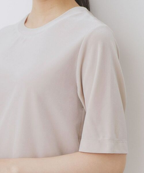 index / インデックス カットソー | 《andGIRL掲載》ベロアボクシーTシャツ【洗濯機洗い可】 | 詳細21