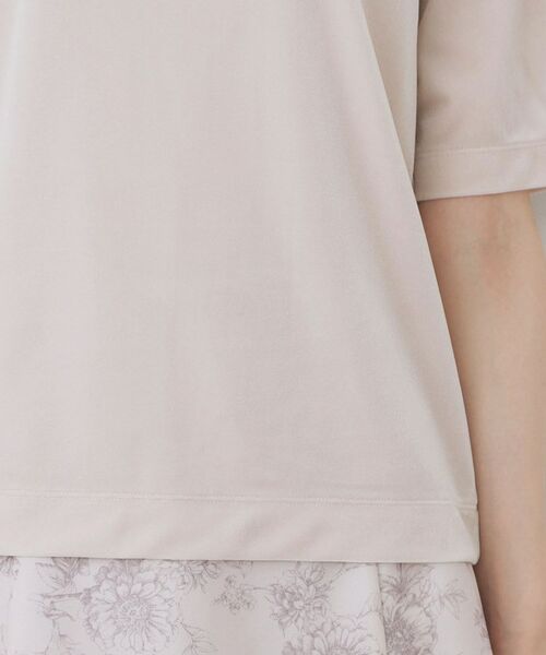 index / インデックス カットソー | 《andGIRL掲載》ベロアボクシーTシャツ【洗濯機洗い可】 | 詳細22