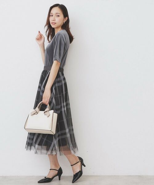 index / インデックス カットソー | 《andGIRL掲載》ベロアボクシーTシャツ【洗濯機洗い可】 | 詳細3