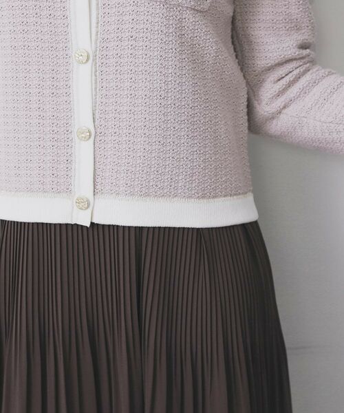 index / インデックス カーディガン・ボレロ | ロゴ刺繍クルーカーディガン【洗濯機洗い可】 | 詳細20