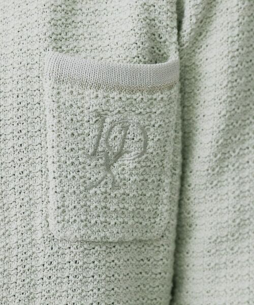 index / インデックス カーディガン・ボレロ | ロゴ刺繍クルーカーディガン【洗濯機洗い可】 | 詳細6