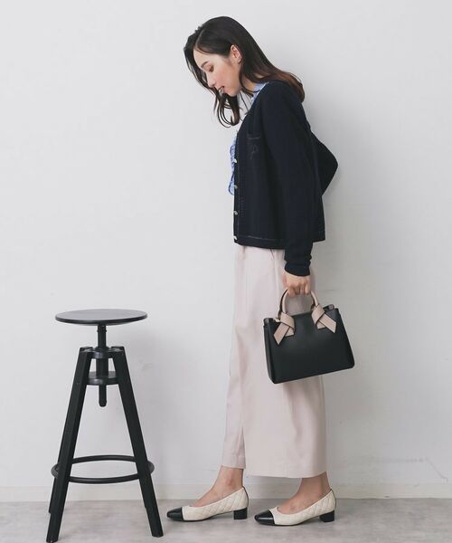 index / インデックス カーディガン・ボレロ | ロゴ刺繍クルーカーディガン【洗濯機洗い可】 | 詳細9