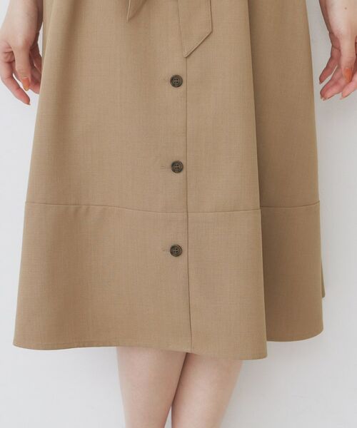 index / インデックス ミニ丈・ひざ丈ワンピース | タックパフスリーブワンピース【洗濯機洗い可/イージーアイロン】 | 詳細29