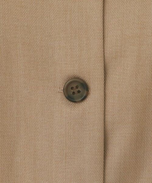 index / インデックス ミニ丈・ひざ丈ワンピース | タックパフスリーブワンピース【洗濯機洗い可/イージーアイロン】 | 詳細8