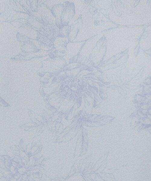 index / インデックス ミニ丈・ひざ丈ワンピース | 2WAY パネルフラワーバイカラーワンピース【洗濯機洗い可/イージーアイロン】 | 詳細12