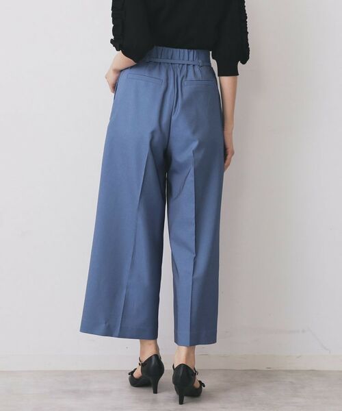 index / インデックス パンツ | ベルト付きストレッチワイドパンツ【洗濯機洗い可】 | 詳細21