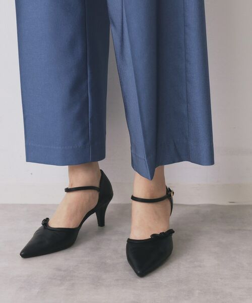 index / インデックス パンツ | ベルト付きストレッチワイドパンツ【洗濯機洗い可】 | 詳細26