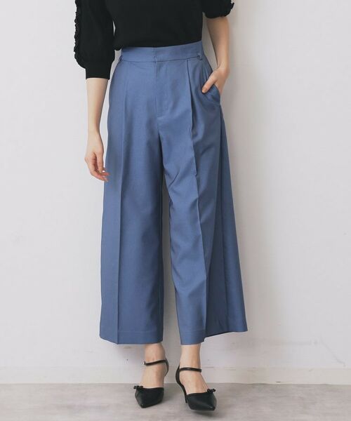index / インデックス パンツ | ベルト付きストレッチワイドパンツ【洗濯機洗い可】 | 詳細27