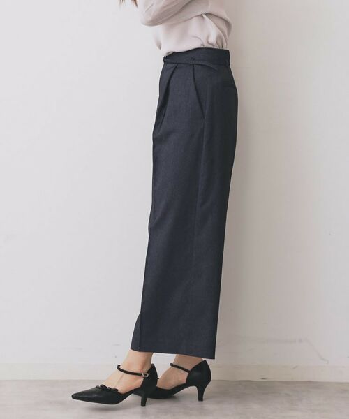 index / インデックス パンツ | ベルト付きストレッチワイドパンツ【洗濯機洗い可】 | 詳細7