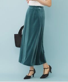 index / インデックス ロング・マキシ丈スカート | ベロアジャージナロースカート【洗濯機洗い可】