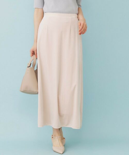 index / インデックス ロング・マキシ丈スカート | ベロアジャージナロースカート【洗濯機洗い可】 | 詳細5