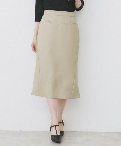 index / インデックス スカート | バックフレアマーメイドスカート【洗濯機洗い可/イージーアイロン】 | 詳細13