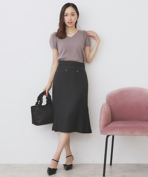 index / インデックス スカート | バックフレアマーメイドスカート【洗濯機洗い可/イージーアイロン】 | 詳細2