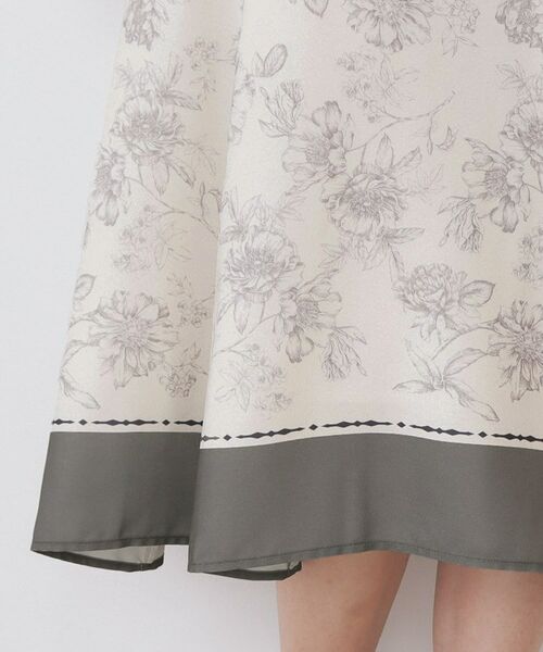 index / インデックス スカート | パネルフラワープリントフレアスカート【洗濯機洗い可/イージーアイロン】 | 詳細25