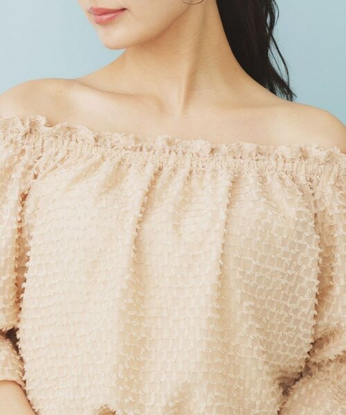 index / インデックス シャツ・ブラウス | 2WAY カットジャカードブラウス【洗濯機洗い可/防シワ】 | 詳細21