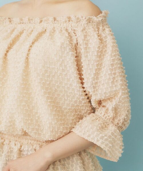 index / インデックス シャツ・ブラウス | 2WAY カットジャカードブラウス【洗濯機洗い可/防シワ】 | 詳細22