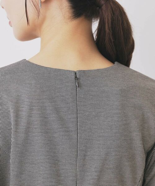 index / インデックス ミニ丈・ひざ丈ワンピース | ストレッチキーネックワンピース【洗濯機OK/イージーアイロン】 | 詳細25