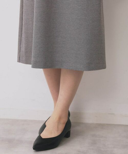 index / インデックス ミニ丈・ひざ丈ワンピース | ストレッチキーネックワンピース【洗濯機OK/イージーアイロン】 | 詳細28