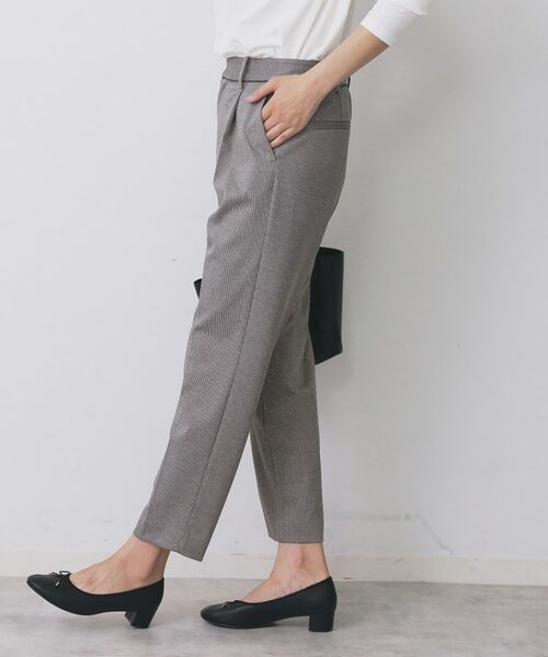 index / インデックス パンツ | 《丈が選べる》ストレッチテーパードパンツ/セットアップ対応【洗濯機OK/イージーアイロン】 | 詳細12
