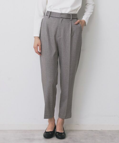 index / インデックス パンツ | 《丈が選べる》ストレッチテーパードパンツ/セットアップ対応【洗濯機OK/イージーアイロン】 | 詳細16