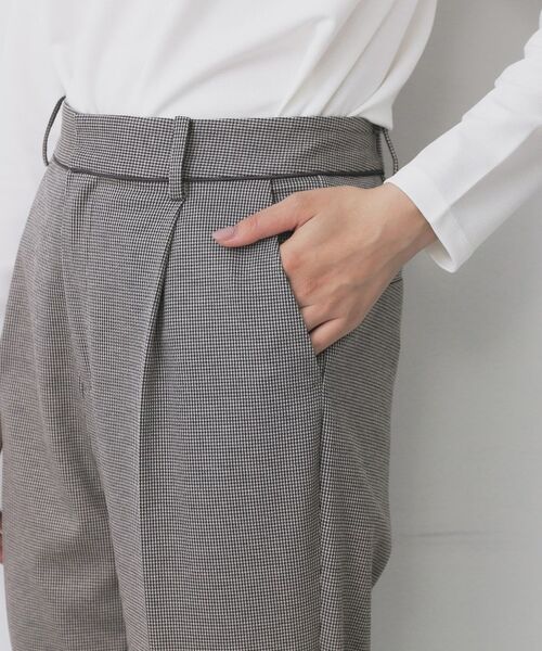 index / インデックス パンツ | 《丈が選べる》ストレッチテーパードパンツ/セットアップ対応【洗濯機OK/イージーアイロン】 | 詳細21