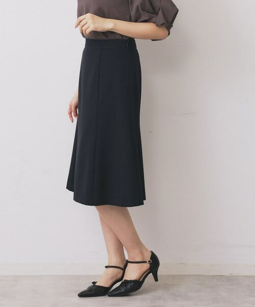 index / インデックス スカート | 《S-3Lサイズ》ストレッチセミフレアスカート/セットアップ対応【洗える/イージーアイロン】 | 詳細8