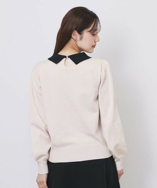 index / インデックス ニット・セーター | バイカラー衿付きニット【洗濯機OK】 | 詳細15