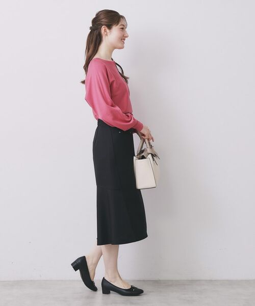 index / インデックス ニット・セーター | ビジューキーネックドルマンニット【洗濯機OK】 | 詳細11