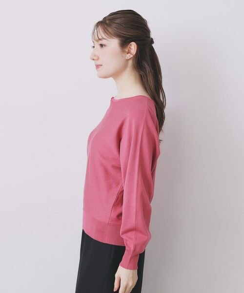 index / インデックス ニット・セーター | ビジューキーネックドルマンニット【洗濯機OK】 | 詳細26