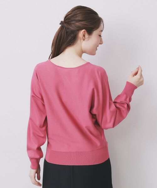 index / インデックス ニット・セーター | ビジューキーネックドルマンニット【洗濯機OK】 | 詳細27