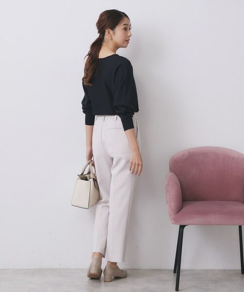 index / インデックス ニット・セーター | ビジューキーネックドルマンニット【洗濯機OK】 | 詳細7