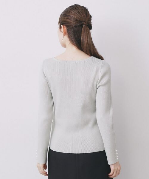 index / インデックス ニット・セーター | リボンパール調リブニット【洗濯機OK】 | 詳細18