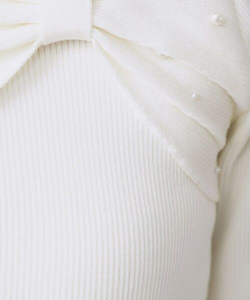 index / インデックス ニット・セーター | リボンパール調リブニット【洗濯機OK】 | 詳細4