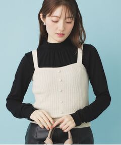 index / インデックス ニット・セーター | ミニモールラメビスチェキャミ/アンサンブル対応【洗濯機OK】