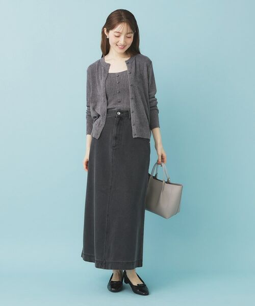 index / インデックス ニット・セーター | ミニモールラメビスチェキャミ/アンサンブル対応【洗濯機OK】 | 詳細12