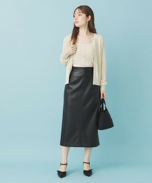 index / インデックス ニット・セーター | ミニモールラメビスチェキャミ/アンサンブル対応【洗濯機OK】 | 詳細2