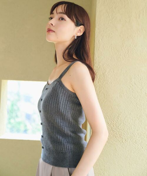 index / インデックス ニット・セーター | ミニモールラメビスチェキャミ/アンサンブル対応【洗濯機OK】 | 詳細6