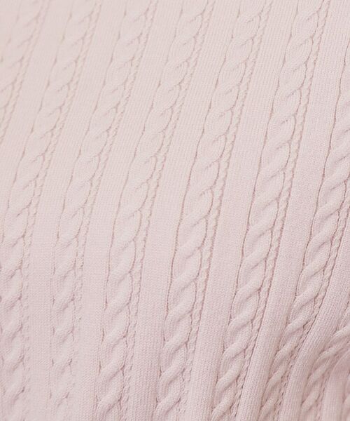 index / インデックス ニット・セーター | ボートネックケーブルニット【洗濯機OK/抗ピル】 | 詳細10