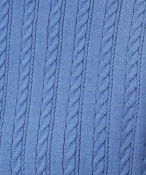 index / インデックス ニット・セーター | ボートネックケーブルニット【洗濯機OK/抗ピル】 | 詳細14