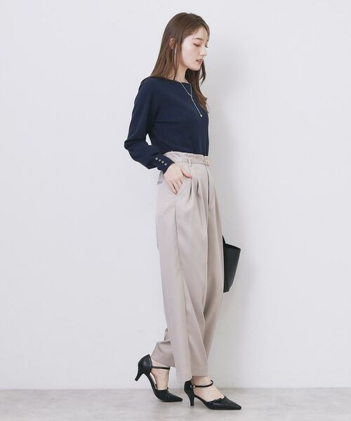 index / インデックス ニット・セーター | ボートネックケーブルニット【洗濯機OK/抗ピル】 | 詳細17