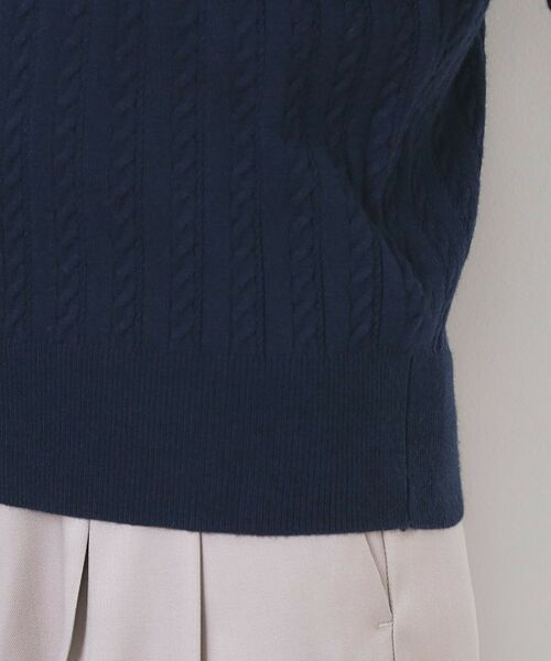 index / インデックス ニット・セーター | ボートネックケーブルニット【洗濯機OK/抗ピル】 | 詳細24