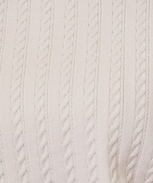 index / インデックス ニット・セーター | ボートネックケーブルニット【洗濯機OK/抗ピル】 | 詳細6
